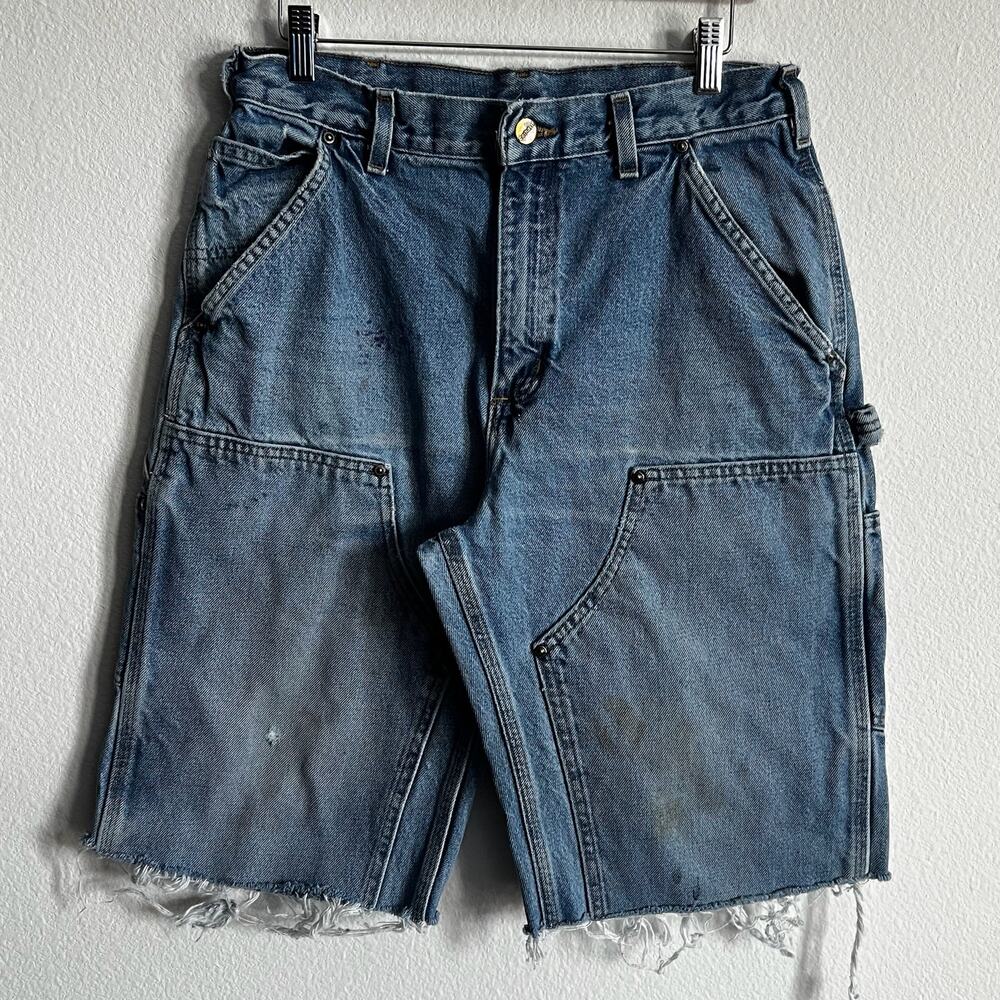 Carhartt denim double knee work wear carpenter shorts